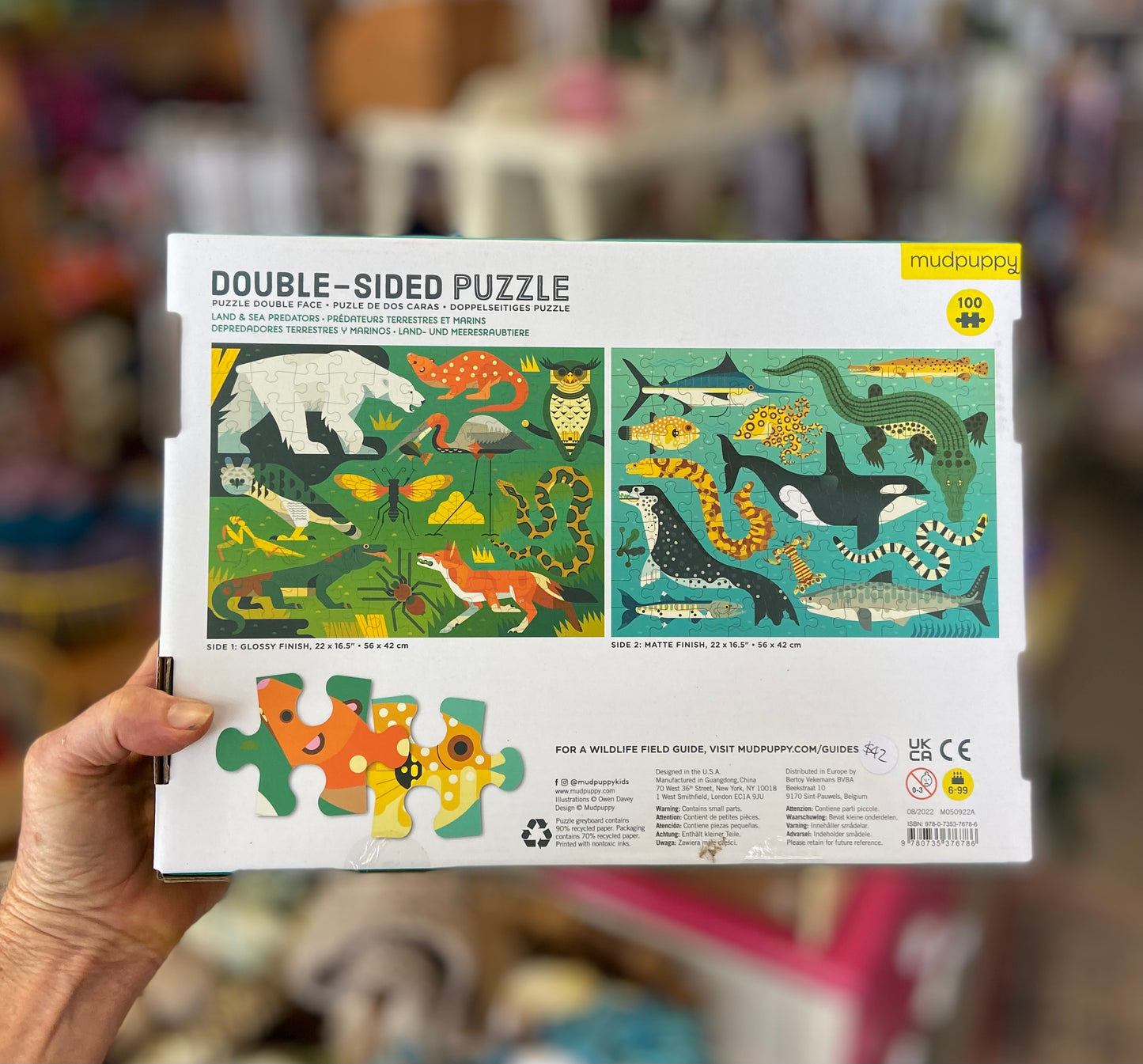 Double Sided Puzzle Land & Sea
