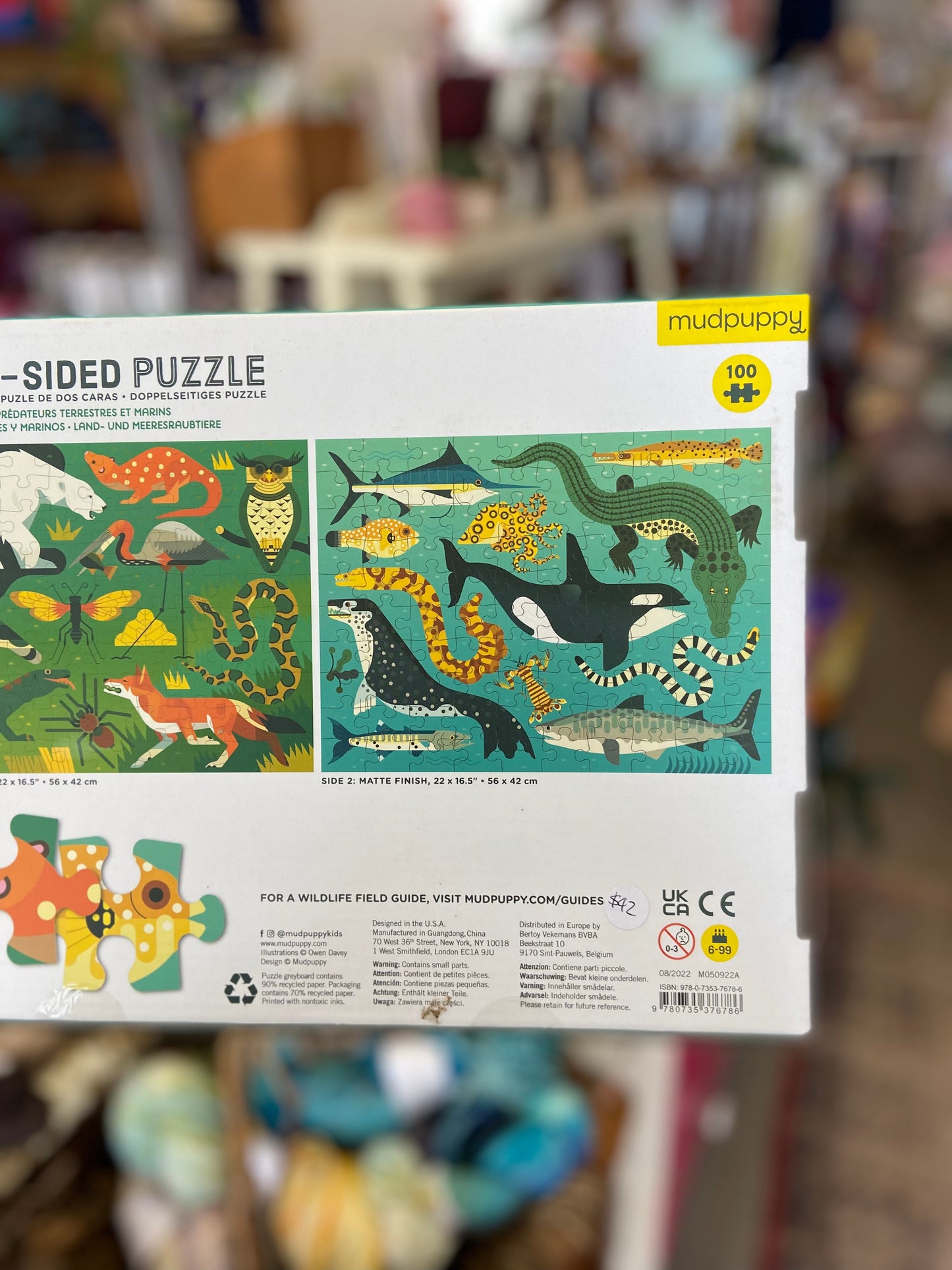 Double Sided Puzzle Land & Sea