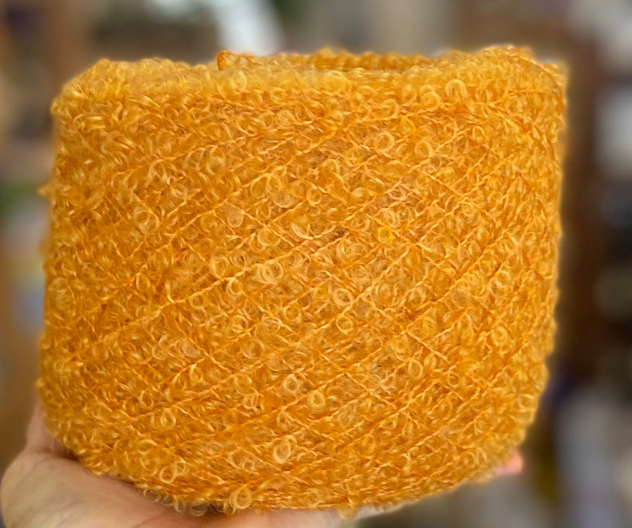 Dolls Hair - hand dyed Boucle