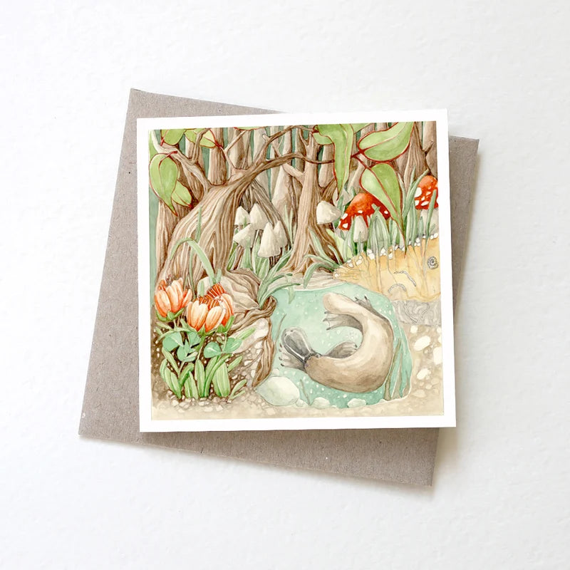 Two in a Tree card - small