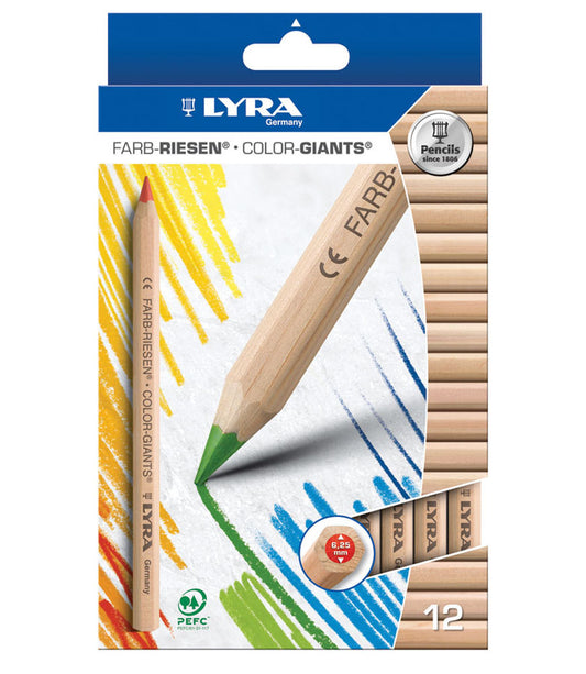 Coloured Pencil Sets - Giants and Super Ferby