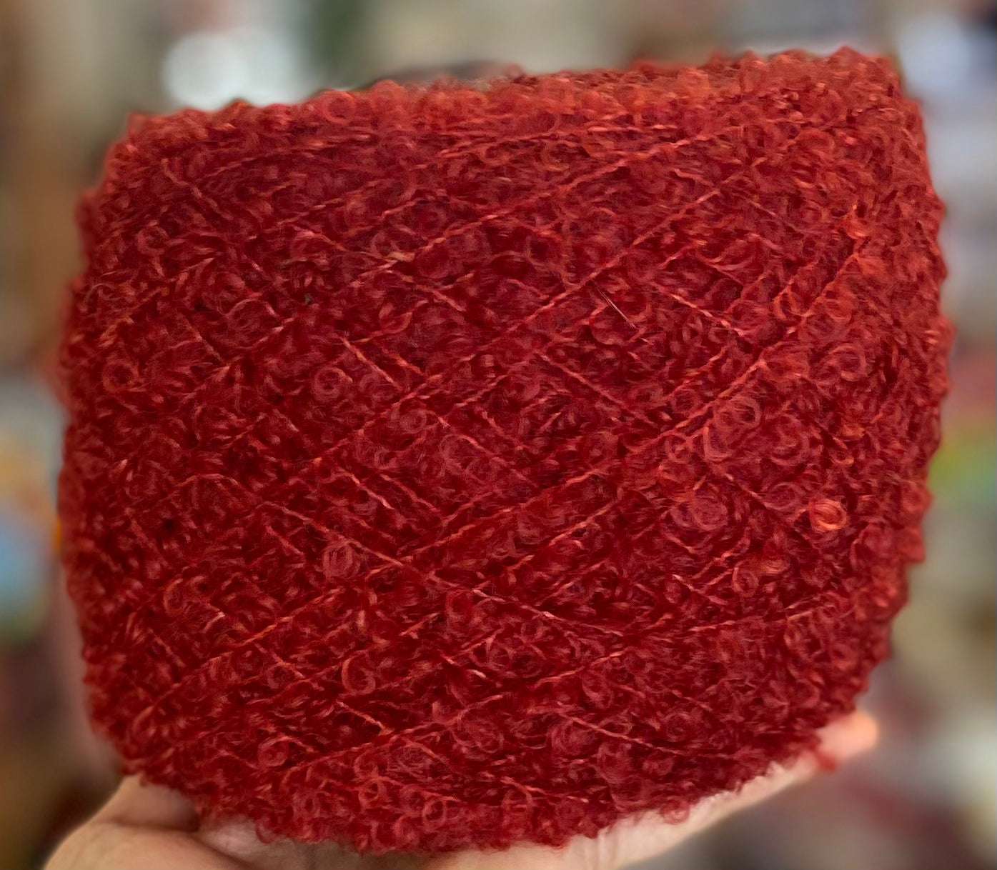 Dolls Hair - hand dyed Boucle
