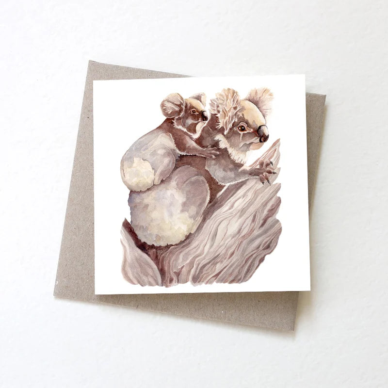 Two in a Tree card - small